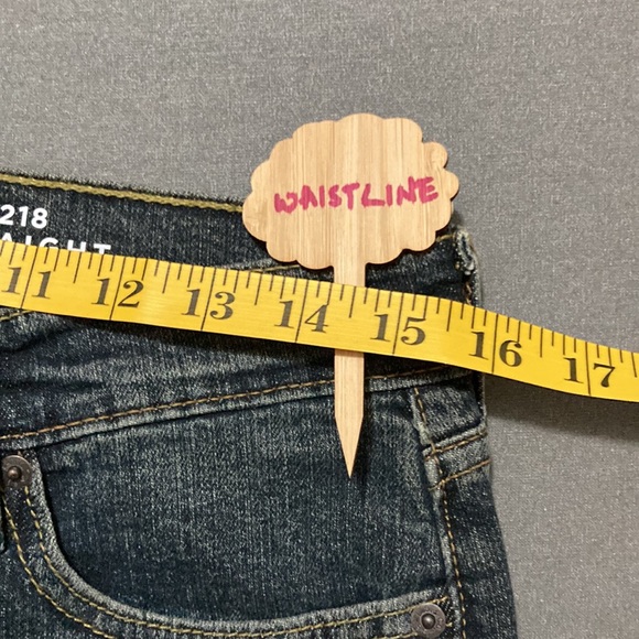 Denizen Levi’s 218 straight from knee to ankle blue jeans 30x30 flex fabric - Picture 3 of 9